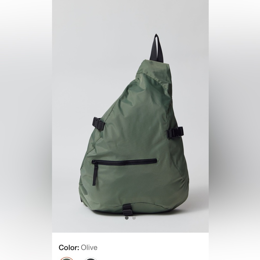 Urban outfitters city shoulder sling bag crossbody.olive green .  new. Unisex